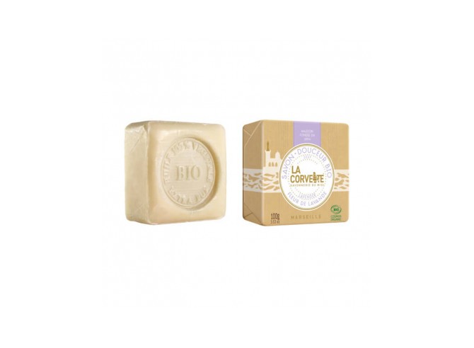 Jabón de Marsella de Flor de Lavanda.